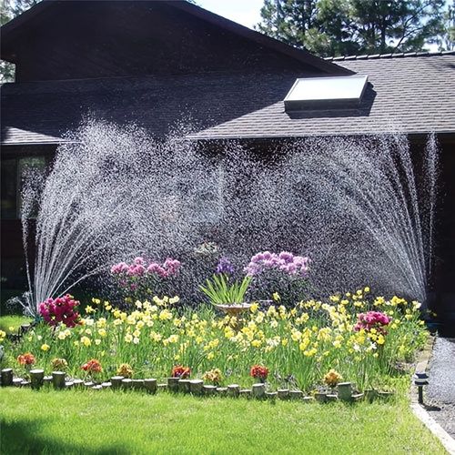 360° Automatic Multi-Head Garden Sprinkler, Watering Head, Gardening Tools Irrigation Sprinkler