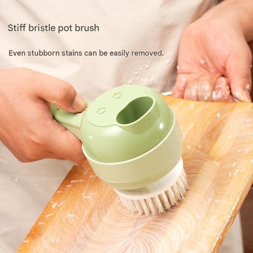 Multifunctional Wireless Food Chopper and Vegetable Slicer – Portable kitchen gadget, washable design, featuring a safety switch and a complete set of accessories 🍳💚