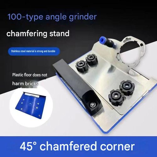 Upgraded Angle Grinder Tile Chamfering Tool ✨ 45-Degree Precision Cutting Bracket with Dust-Free Water Hose and Safety Base 🧱 Professional Ceramic Tile Edge Finishing Kit