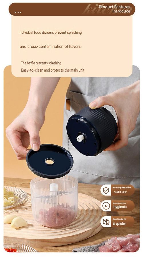 USB-Rechargeable Multifunctional Electric One-Touch Kitchen Blender – The Perfect Kitchen Gift