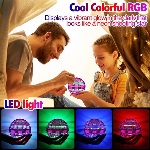 intelligent induction flying ball spinning flying ball suspension magic ufo flying saucer technology boys and girls children's outdoor luminous toys