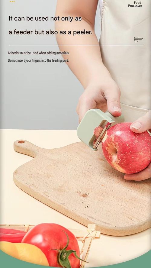 Multifunctional Wireless Food Chopper and Vegetable Slicer – Portable kitchen gadget, washable design, featuring a safety switch and a complete set of accessories 🍳💚