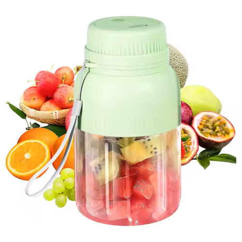 Portable juicer household multifunctional ice crushing charging fresh fruit and vegetable space cup hand-cranked juicer