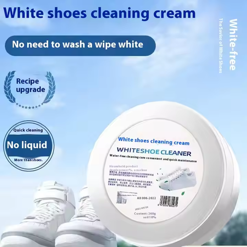 White shoe cleaner, no-wash shoe brush, household multi-functional cleaning cream, yellowing and whitening, maintenance and decontamination cream