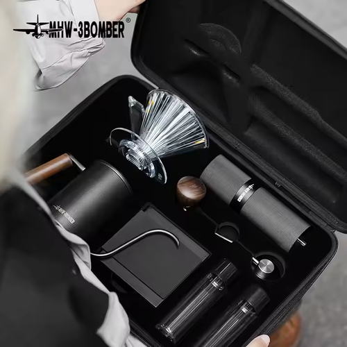 Hand brewed coffee set sharing pot coffee pot grinder filter cup hand brewed pot gift box coffee cup hand grinder set