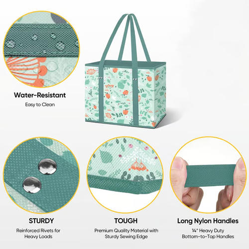 3 pcs Reusable Grocery Bags