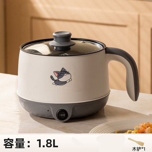 Noodle cooker electric cooker multifunctional household frying, steaming, cooking, dormitory student integrated cooking, small electric hot pot