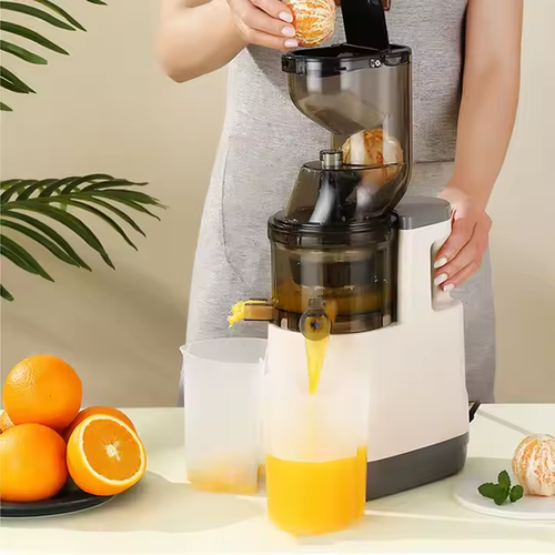 Large-caliber fully automatic multi-functional commercial juicer for separating residue and juice, fruit and vegetable juicer
