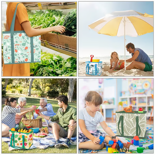 3 pcs Reusable Grocery Bags