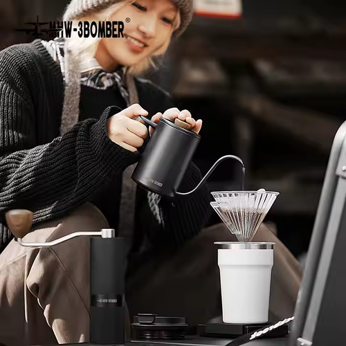 Hand brewed coffee set sharing pot coffee pot grinder filter cup hand brewed pot gift box coffee cup hand grinder set