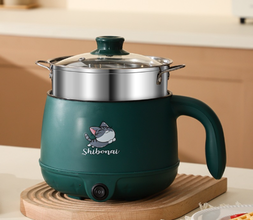 Noodle cooker electric cooker multifunctional household frying, steaming, cooking, dormitory student integrated cooking, small electric hot pot