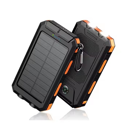 Solar power bank outdoor waterproof 20000 mAh compass mobile power P OWERBANK