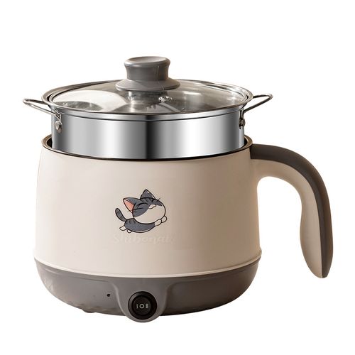 Noodle cooker electric cooker multifunctional household frying, steaming, cooking, dormitory student integrated cooking, small electric hot pot