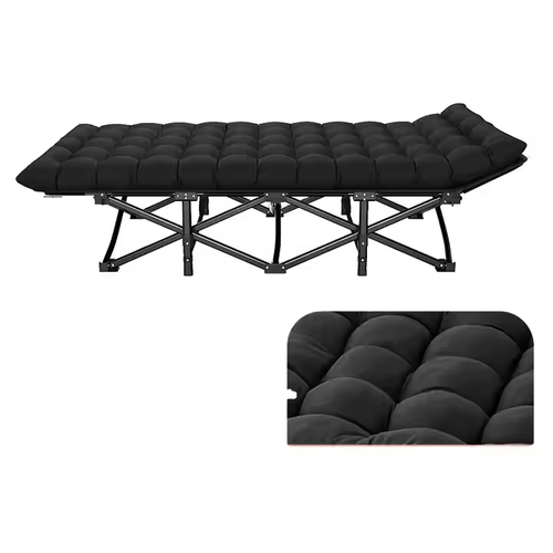 Home folding bed single person office lunch break bed portable lying chair outdoor camping folding bed accompanying bed