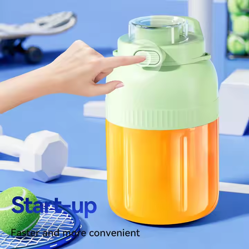 Portable juicer household multifunctional ice crushing charging fresh fruit and vegetable space cup hand-cranked juicer