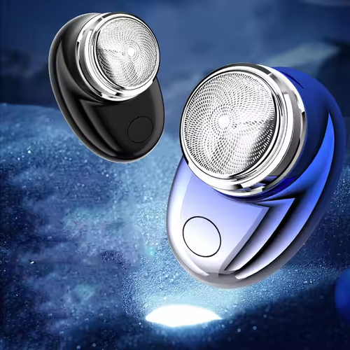Super clean electric shaver men's shaver rechargeable washable shaver small steel cannon shaver
