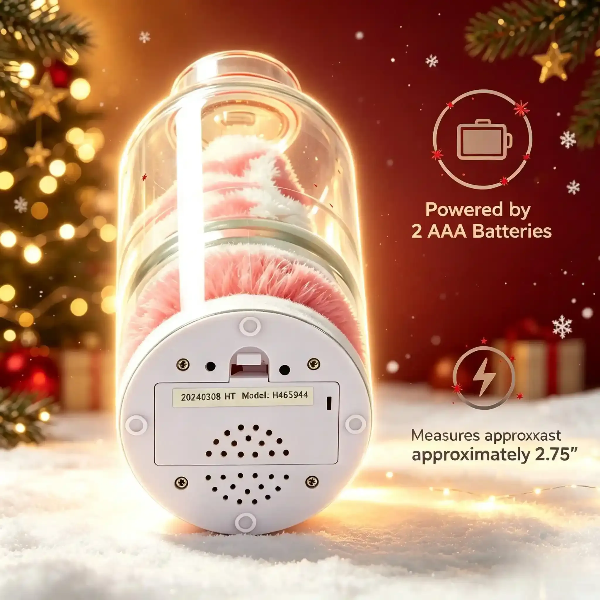 Voice Recordable Christmas Tree Bottle