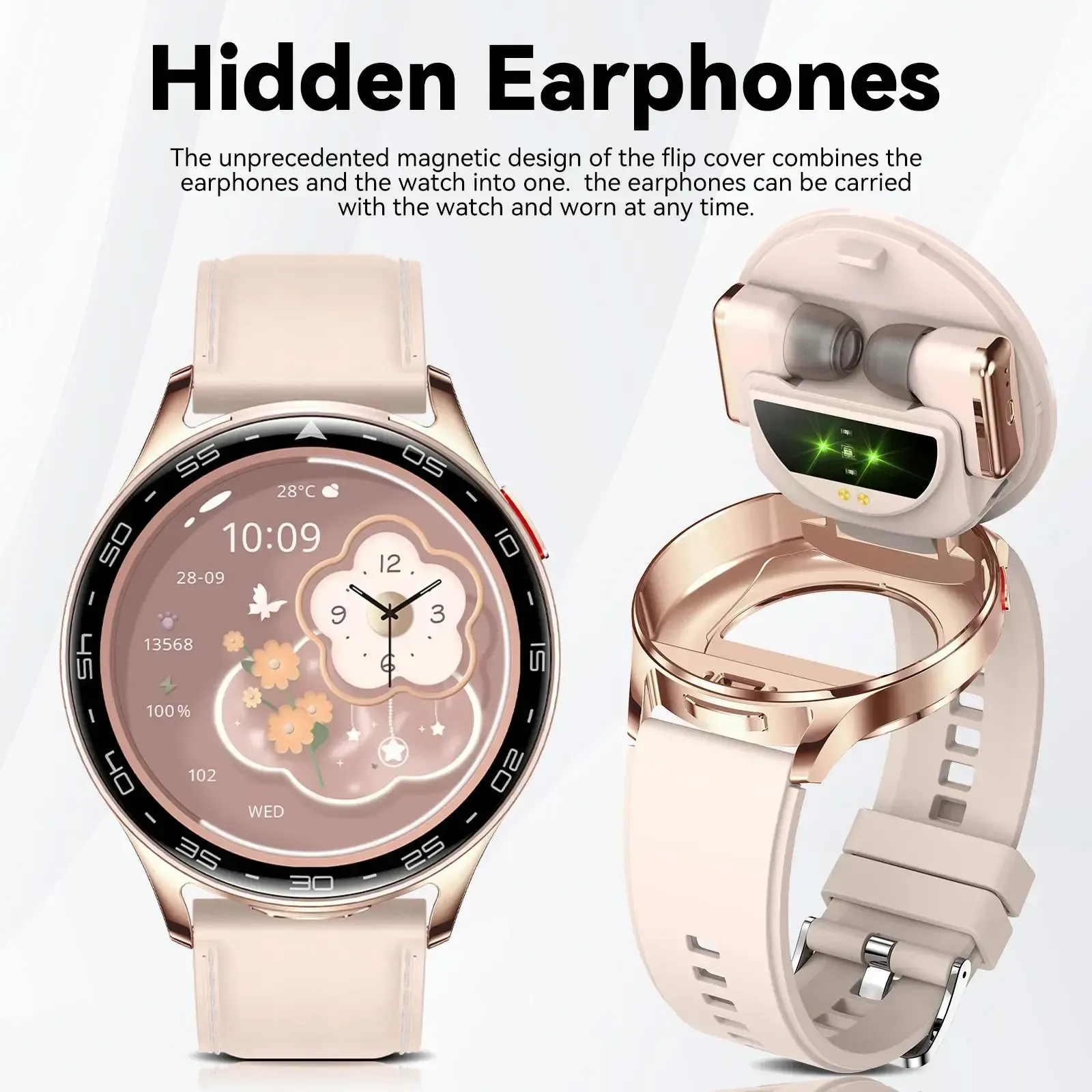 2-in-1 smartwatch and earbuds