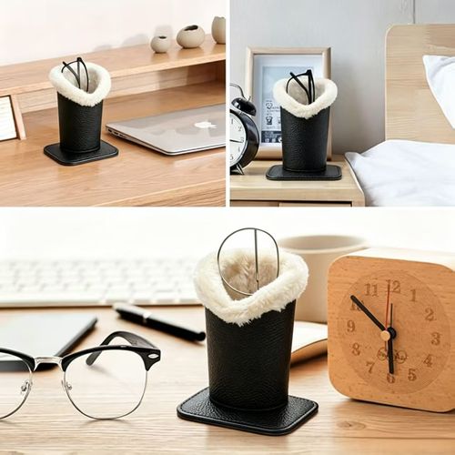 Vegan PU Leather Eyeglasses Holder