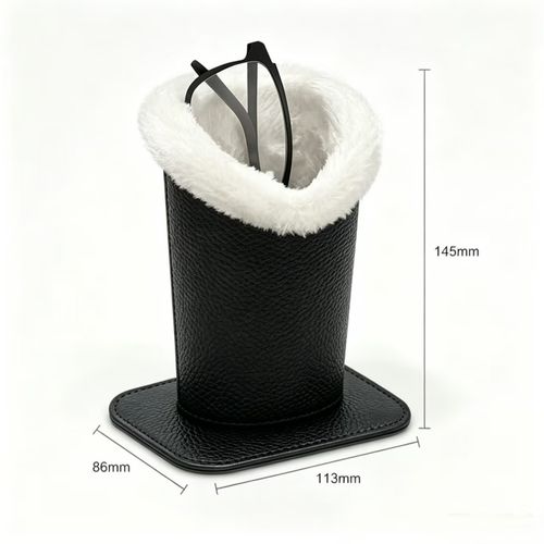 Vegan PU Leather Eyeglasses Holder