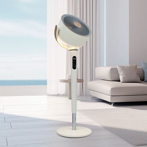 1451CFM USB Powered Air Circulator Pedestal Fan 120° Oscillating 12 Speeds 4 Modes 12H Timer 20dB Quiet for Bedroom Home Use
