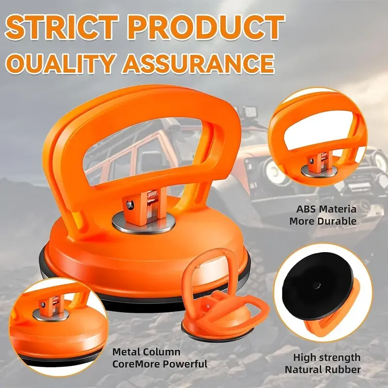 High Suction Dent Puller Suction Cup, Heavy Duty Panel Lifter for Car Dent Repair, Tile, Ceiling, Phone Screen Removal & Furniture Installatio