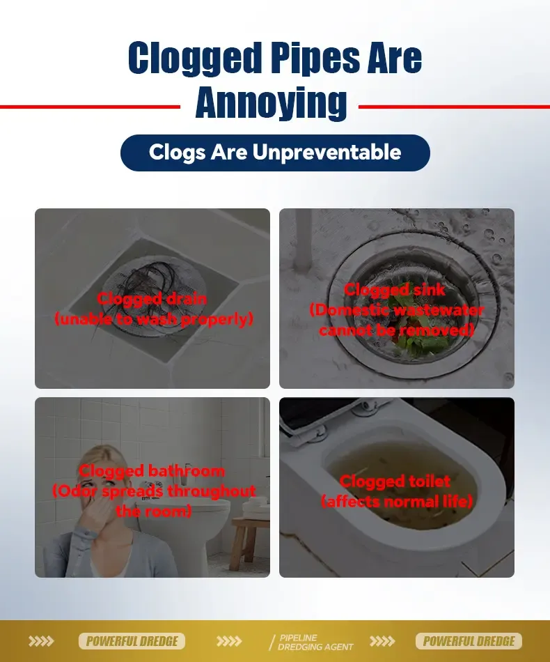 Liapu Powerful Plastic Household Drain Unclogger Powder Cleaner - Anti-Clogging Deodorizing, Bacteria-Killing, Odour Control, Dissolves 200 Clogs, Unscented, 1 Pc for Indoor Kitchen