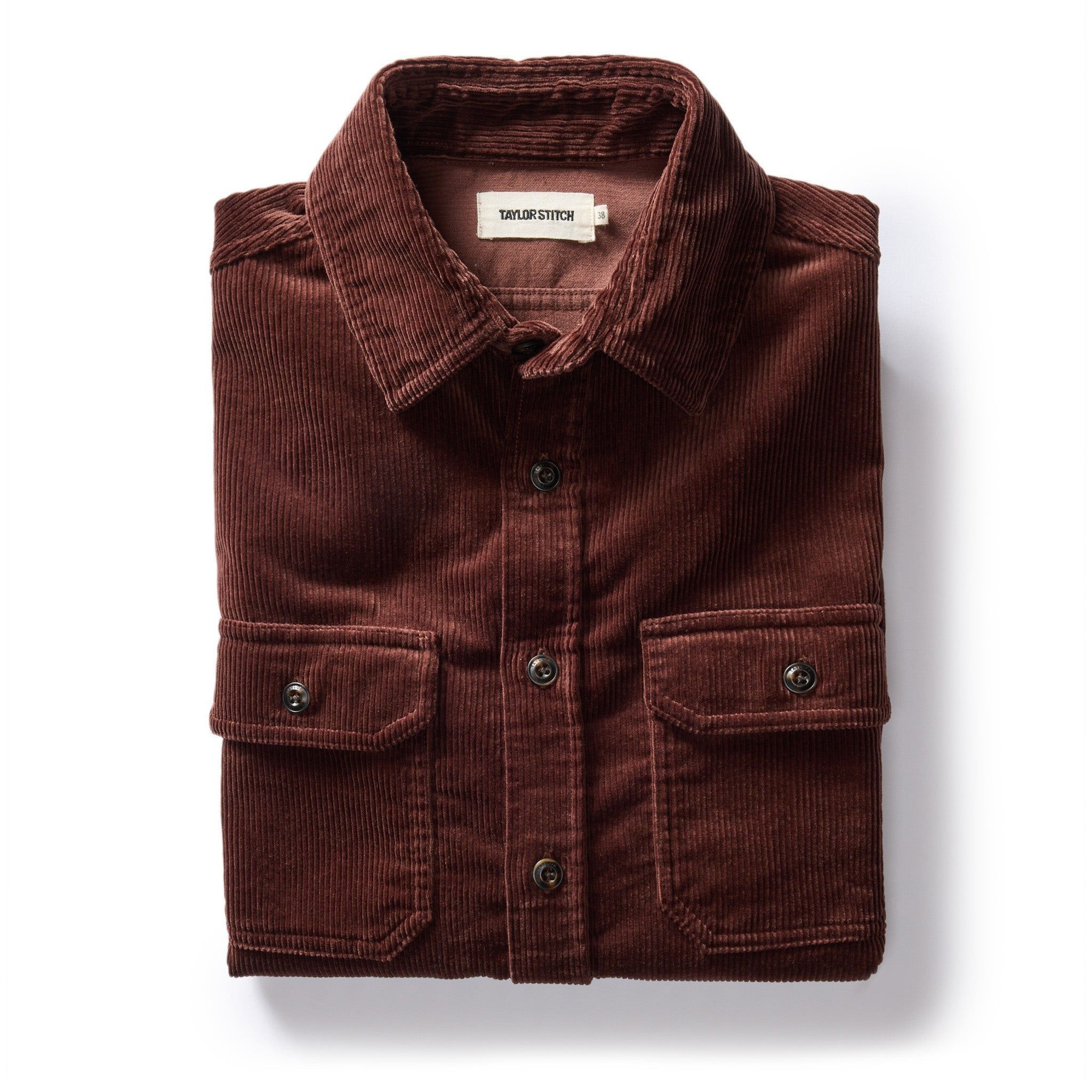 Ncvnu Connor Shirt in Burgundy Cord