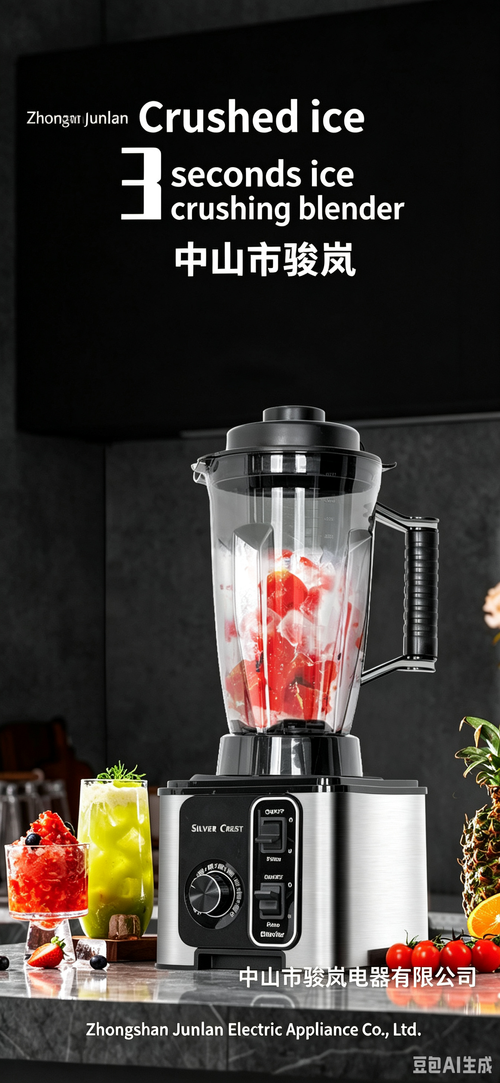 Commercial Blender, for Breakfast Shops, Make Soymilk, Household Use for Juicing & Mixing, High‑Power Large‑Capacity Food Processor