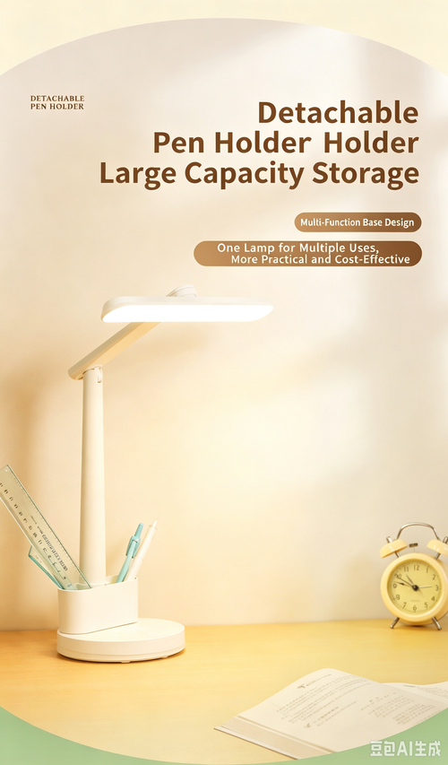 DUNDU AA‑Grade Eye‑Caring Desk Lamp, Kids‑Specific Reading Light, Foldable Bedside Lamp for College Dorm, Home Use Desk Lamp