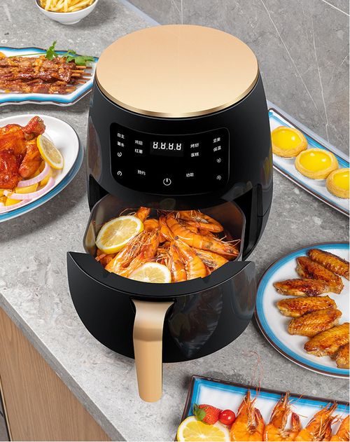6L Air Fryer, Multi-functional Smart Touchscreen Oven, Large Capacity Air Fryer for French Fries, Electric Deep Fryer
