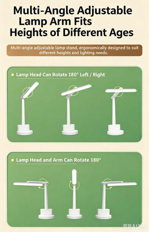 DUNDU AA‑Grade Eye‑Caring Desk Lamp, Kids‑Specific Reading Light, Foldable Bedside Lamp for College Dorm, Home Use Desk Lamp