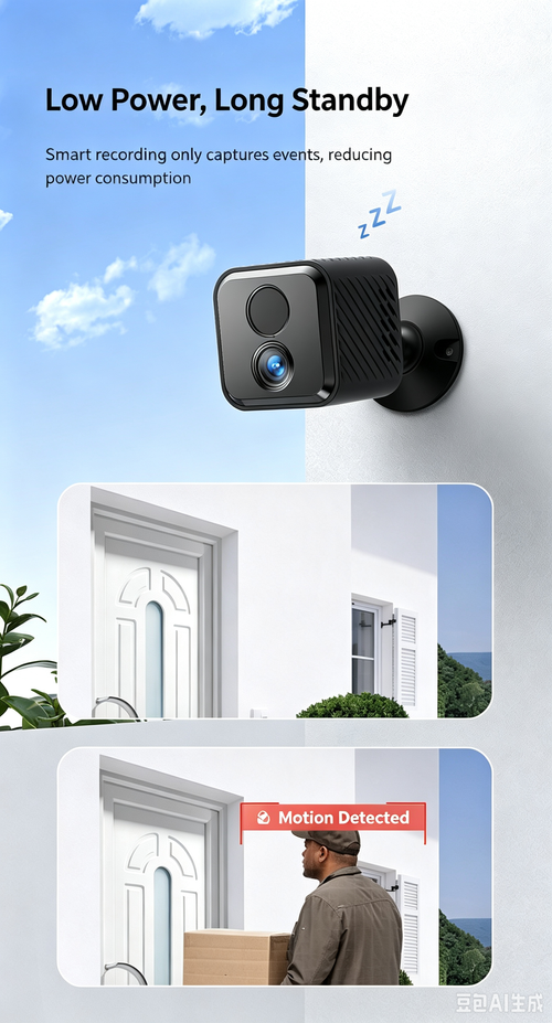 WiFi Security Camera, 1080P HD Smart Wireless Surveillance Camera with Night Vision