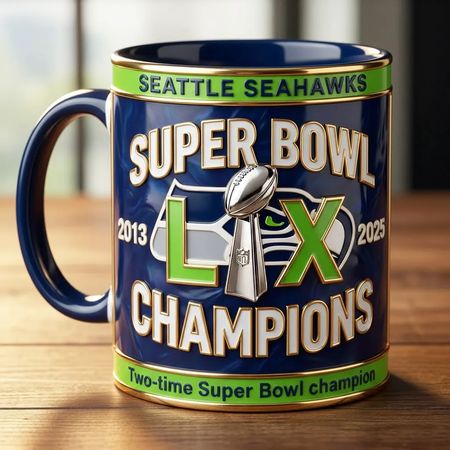 Seattle Seahawks Championship Commemorative Mug