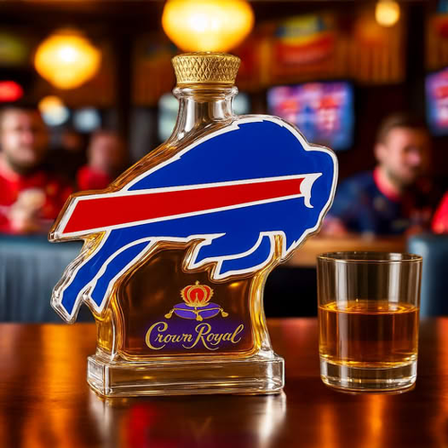 Buffalo Bills Whiskey Bottle