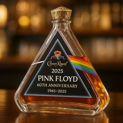 Pink Floyds 60th DSOTM Whiskey Bottle
