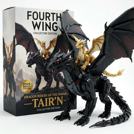 Fourth Wing: Tairn & Andarna Dual Dragon Collector Brick Edition