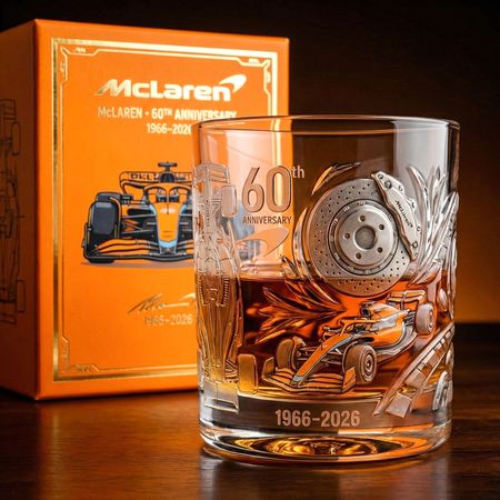McLaren 60th Anniversary Commemorative Whiskey Glass