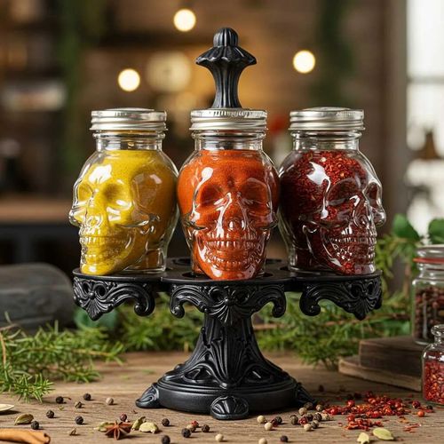 🔥Hot Sale 70% OFF🔥Skull Spice Jars Set