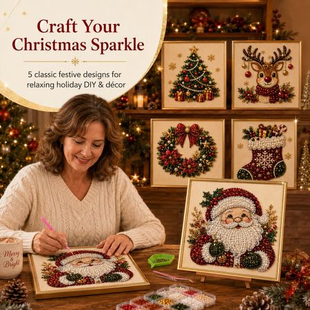 Christmas Pearl Art DIY Kit