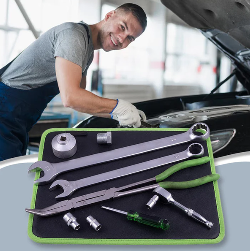 Powerful Magnetic Tool Mat 🚗 – Holds Tools Firm on Bumpy Surfaces, Easy-Clean for Mechanic Workstations
