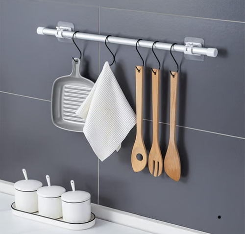 🔥Nail-Free Adjustable Curtain Rod Holders (Set of 2)