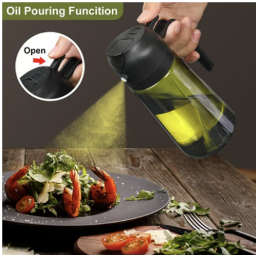 🎁💕2 in 1 Glass Oil Sprayer & Dispenser🔥