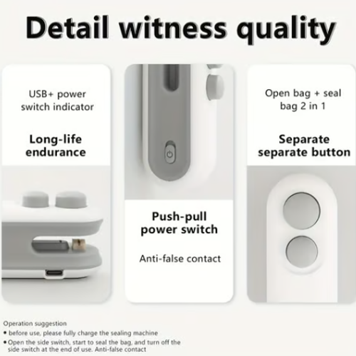 🍽️ ✨ Ultimate Home Sealing Machine - For Long-Lasting Freshness & Flavor