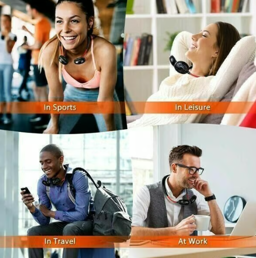 🔥Summer Best Gift🔥2021 New Portable Hanging Neck Fan Pro