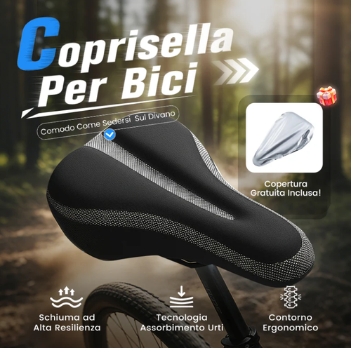 Sella per bicicletta altamente resilient