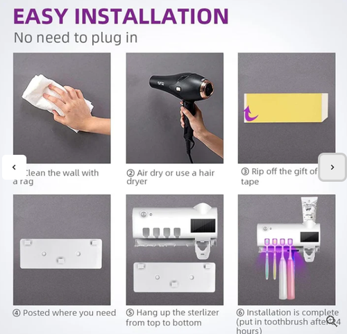 Smart Toothbrush Cleaner and Sterilizer