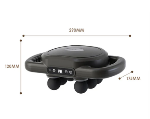 💆‍♂️ 60% OFF! 🔥 Multi-Functional Automatic 12-Head Muscle Massage Gun – Relaxation & Pain Relief ✨