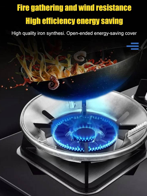 Home gas stove fire gathering energy-saving cover