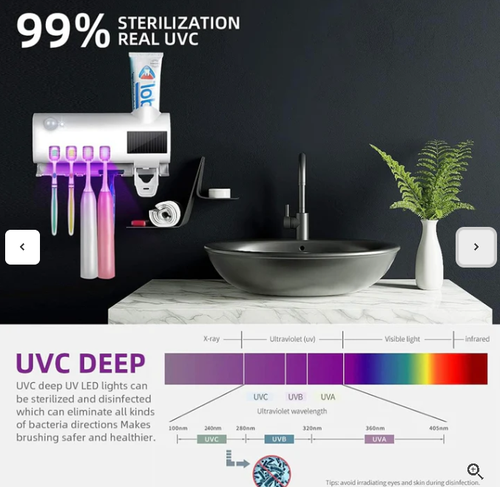 Smart Toothbrush Cleaner and Sterilizer